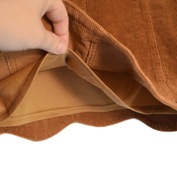 Altar’d State Sophia Brown Corduroy Skirt Size Small - Picture 5 of 6